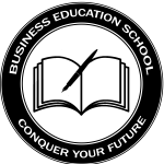Logo Business Education School Negru
