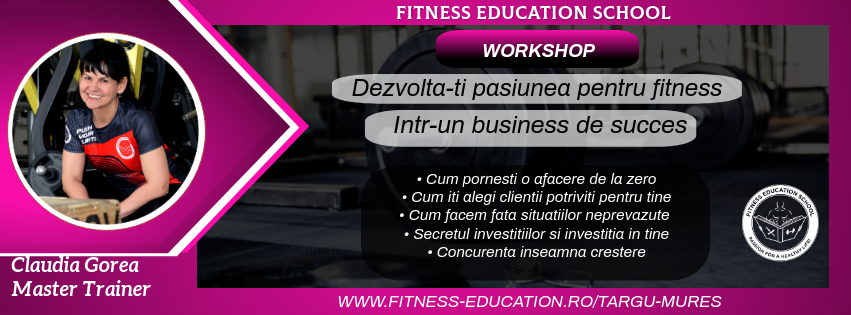 Fitness Education School Cursuri Fitness Targu Mures