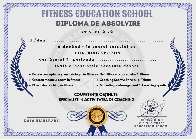 Diploma FES Coaching Sportiv