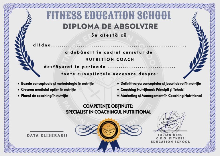 Diploma FES - Nutrition Coach